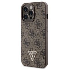 Guess GUHCP13XP4TDSCPW iPhone 13 Pro Max 6.7" brązowy|brown hardcase Crossbody 4G Metal Logo цена и информация | Чехлы для телефонов | kaup24.ee