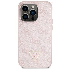 Guess GUHCP14LP4TDSCPP iPhone 14 Pro 6.1" różowy|pink hardcase Crossbody 4G Metal Logo цена и информация | Чехлы для телефонов | kaup24.ee