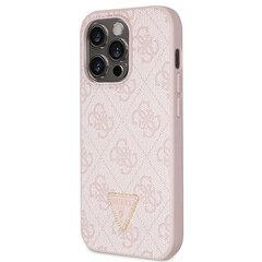 Guess GUHCP14LP4TDSCPP iPhone 14 Pro 6.1" różowy|pink hardcase Crossbody 4G Metal Logo цена и информация | Чехлы для телефонов | kaup24.ee