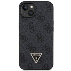 Guess GUHCP14SP4TDSCPK iPhone 14 6.1" czarny|black hardcase Crossbody 4G Metal Logo цена и информация | Чехлы для телефонов | kaup24.ee