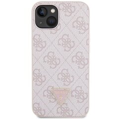 Guess GUHCP14SP4TDSCPP iPhone 14 6.1" różowy|pink hardcase Crossbody 4G Metal Logo цена и информация | Чехлы для телефонов | kaup24.ee