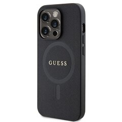 Guess GUHMP14LPSAHMCK iPhone 14 Pro 6.1" czarny|black hardcase Saffiano MagSafe цена и информация | Чехлы для телефонов | kaup24.ee