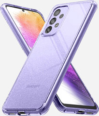 Soundberry Sparkle transparent silicone  Samsung Galaxy A53/A53 5G purple цена и информация | Чехлы для телефонов | kaup24.ee