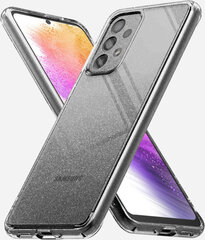 Soundberry Sparkle transparent silicone  Samsung Galaxy A54/A54 5G black цена и информация | Чехлы для телефонов | kaup24.ee