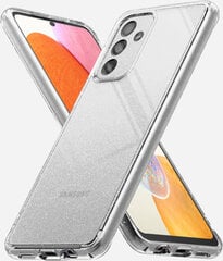 Soundberry Sparkle transparent silicone  Samsung Galaxy A14 4G/A14 5G white цена и информация | Чехлы для телефонов | kaup24.ee