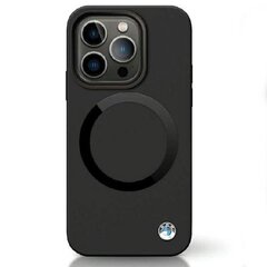 BMW BMHMP14LSILBK2 iPhone 14 Pro 6.1" czarny|black Signature Liquid Silicone MagSafe цена и информация | Чехлы для телефонов | kaup24.ee