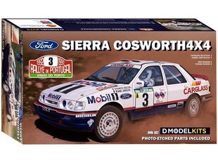 DM Modelkits - Ford Sierra Cosworth 4X4 Rally de Portugal 199, 1/24, K-002 цена и информация | Конструкторы и кубики | kaup24.ee
