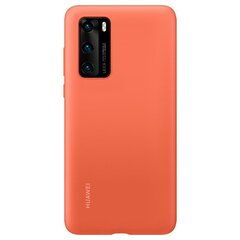 Original Case for Huawei P40 - Silicone Protective Case (51993725) ORANGE цена и информация | Чехлы для телефонов | kaup24.ee