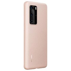 Original Case for Huawei P40 - PU Protective Cover (51993713) PINK цена и информация | Чехлы для телефонов | kaup24.ee