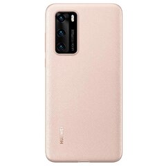 Original Case for Huawei P40 - PU Protective Cover (51993713) PINK цена и информация | Чехлы для телефонов | kaup24.ee