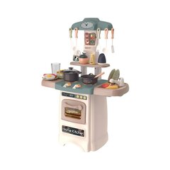 Mini kööginurk koos vee ja tarvikutega 29 tk. Valgus- ja heliefektid Woopie, hall hind ja info | Tüdrukute mänguasjad | kaup24.ee