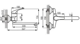 Valamusegisti Ferro Basic BBC5 hind ja info | Vannitoa segistid | kaup24.ee