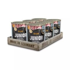 Belcando Junior Poultry kanalihaga ja munaga, 800 g x 6 tk hind ja info | Konservid koertele | kaup24.ee