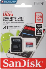 SanDisk SD-MICRO-10/128-SAND цена и информация | Карты памяти | kaup24.ee