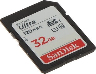 Sandisk Ultra SDHC SDSDUN4-032GGN6IN цена и информация | Карты памяти для фотоаппаратов, камер | kaup24.ee