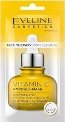 Näomask Eveline Vitamin C Ampoule Mask, 8 ml цена и информация | Маски для лица, патчи для глаз | kaup24.ee