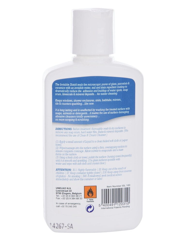 Dušikabiinide immutusvahend Clean-X Inviaible Shield, 100 ml цена и информация | Puhastusvahendid | kaup24.ee