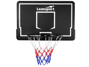 Riputatav korvpallilaud Lean Sport, 90x60x28 cm, must hind ja info | Korvpallilauad | kaup24.ee