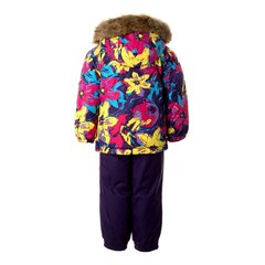 Детский комплект Huppa Lasse 300/160 г 45140030*34173 4741632185104, тёмно-лиловый/желтый  цена и информация | Зимняя одежда для детей | kaup24.ee
