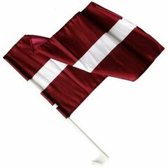 Läti lipp autole Auto Duals цена и информация | Lisaseadmed | kaup24.ee