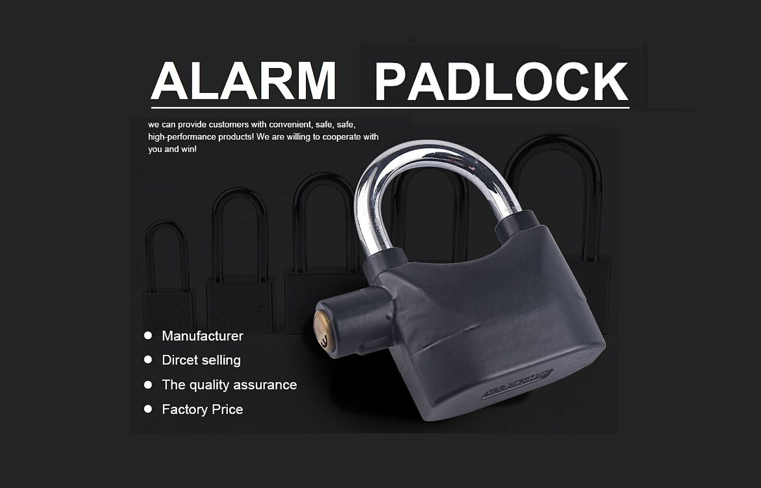 Tabalukk alarmiga Alarmlock hind ja info | Lukud | kaup24.ee