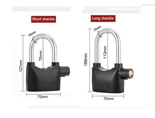 Навесной замок с сигнализацией Alarmlock цена и информация | Замки | kaup24.ee