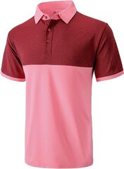 Унисекс рубашка поло Lldress, розовая/бордовая цена и информация | Мужские рубашки | kaup24.ee