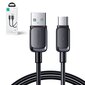 USB - USB-C 3A 1.2m Joyroom S-AC027A14, must цена и информация | Mobiiltelefonide kaablid | kaup24.ee