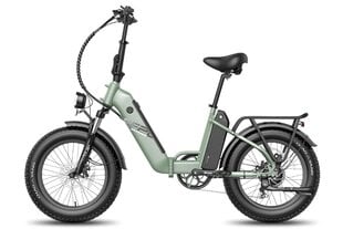 Электровелосипед FAFREES FF20 Polar, 20", зеленый, 500Вт, 20,8Ач цена и информация | Электровелосипеды | kaup24.ee