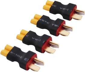 4 шт. XT30 XT-30 женский к Deans стиль T-Plug мужской разъем адаптер цена и информация | Адаптеры и USB-hub | kaup24.ee