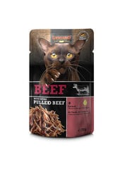 Leonardo Beef + Extra Pull Beef для кошек с говядиной и тушеной говядиной 70 г × 16 шт цена и информация | Кошачьи консервы | kaup24.ee