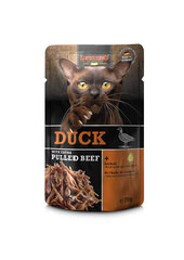 Leonardo Duck + extra pull Beef kassidele pardi ja veiselihahautisega 70 g × 16 tk hind ja info | Konservid kassidele | kaup24.ee