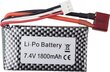 Liitiumaku 7,4 V 1800 mAh T-kahvli pistik WLTOYS hind ja info | Patareid | kaup24.ee