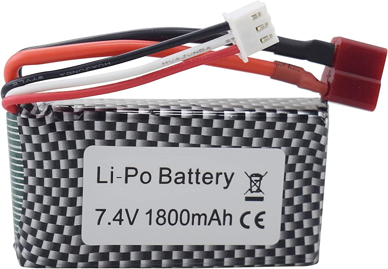 Liitiumaku 7,4 V 1800 mAh T-kahvli pistik WLTOYS цена и информация | Patareid | kaup24.ee