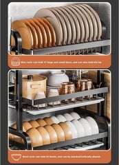 3-уровневая сушилка для посуды цена и информация | ДЕРЖАТЕЛЬ ДЛЯ БУМАЖНЫХ ПОЛОТЕНЕЦ BERLINGER HAUS BH-1609 | kaup24.ee