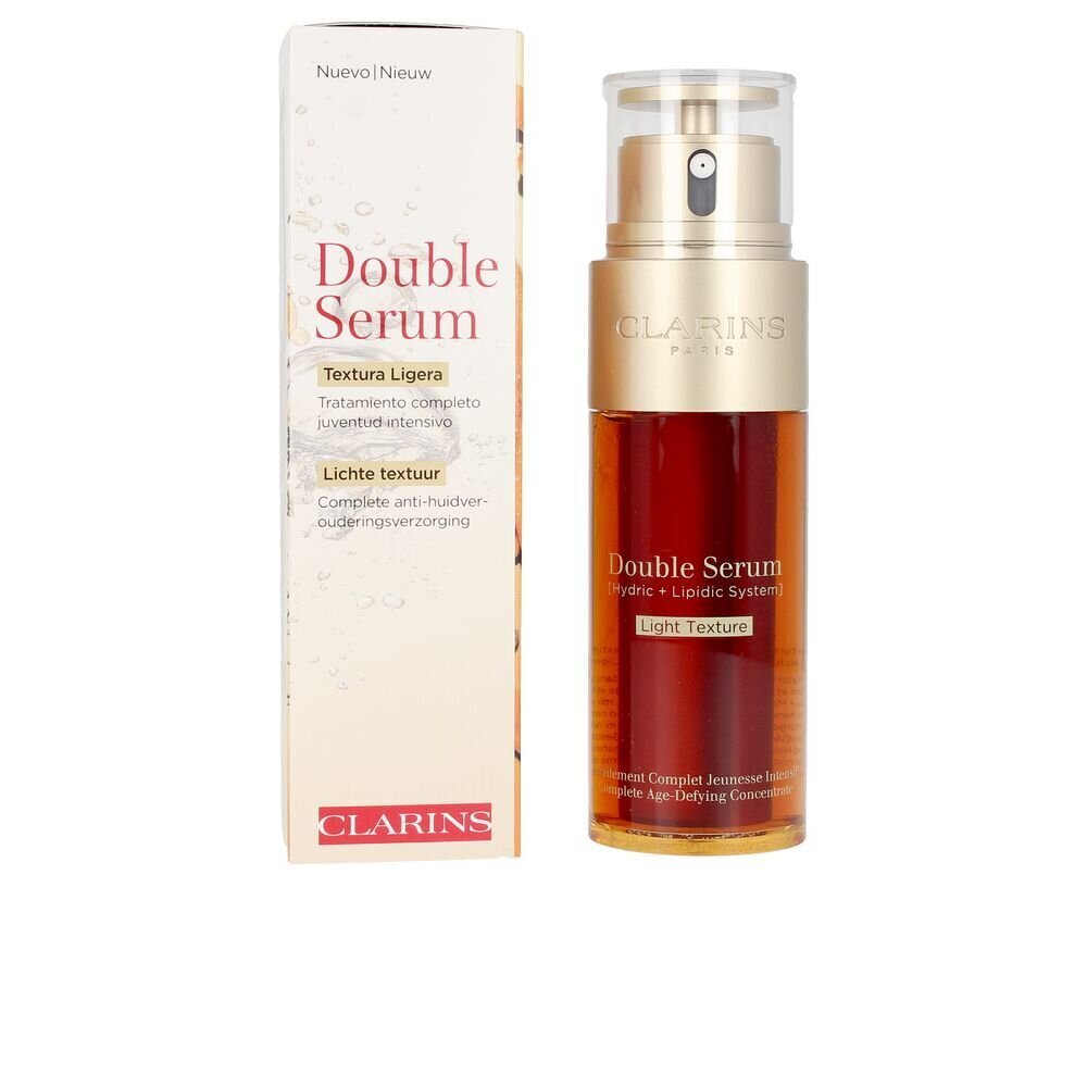 Kerge tekstuuriga näoseerum küpsele nahale Clarins Double, 50 ml цена и информация | Näoõlid, seerumid | kaup24.ee