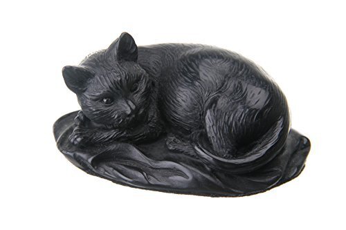 Kujuke must kass, 10 cm цена и информация | Sisustuselemendid | kaup24.ee