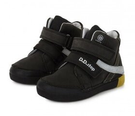 Кожаные ботинки для мальчиков D.D.Step A068-398AL, чёрные цена и информация | Ботинки детские | kaup24.ee