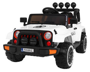 Одноместный внедорожник Full time 4WD, белый цена и информация | Электромобили для детей | kaup24.ee