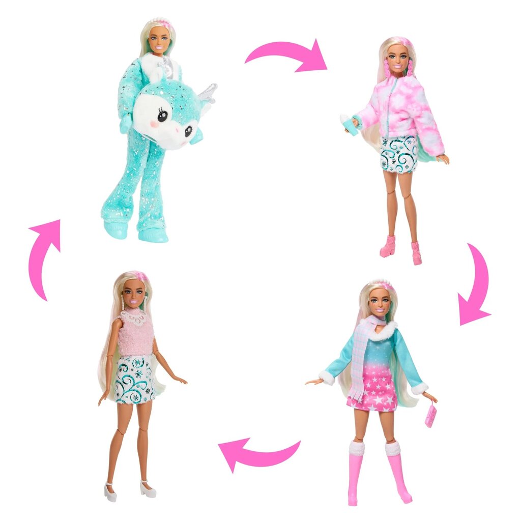 Advendikalender Barbie Cutie Reveal hind ja info | Tüdrukute mänguasjad | kaup24.ee