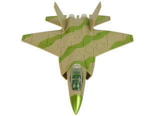 Sõjaline reaktiivlennuk, LeanToys, roheline hind ja info | Poiste mänguasjad | kaup24.ee