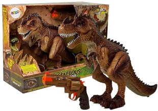 Тираннозавр в движении со звуком и светом, Lean Toys цена и информация | Развивающий мелкую моторику - кинетический песок KeyCraft NV215 (80 г) детям от 3+ лет, бежевый | kaup24.ee