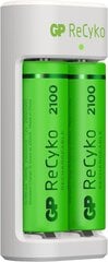 GP ReCyko E211 AA AAA NiMH + 2x AA 2100mAh цена и информация | Зарядные устройства для аккумуляторов | kaup24.ee