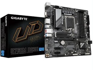 Gigabyte B760M DS3H hind ja info | Emaplaadid | kaup24.ee