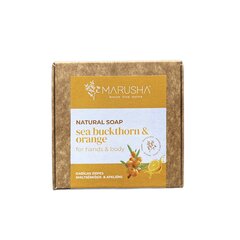 Облепиховое натуральное мыло со сладким апельсином MARUSHA, 85 г цена и информация | Мыло | kaup24.ee