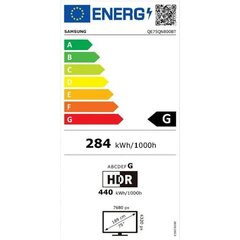 Смарт-ТВ Samsung 75QN800B 75" 8K Ultra HD NEO QLED WIFI цена и информация | Телевизоры | kaup24.ee