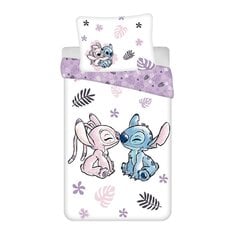 Voodipesukomplekt Lilo and Stitch White, 140x200 cm, 2-osaline цена и информация | Детское постельное бельё | kaup24.ee