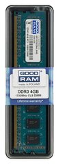 RAM-mälu GoodRam GR1333D364L9 DDR3 цена и информация | Оперативная память (RAM) | kaup24.ee