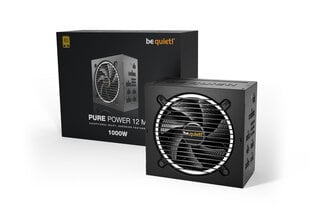 Pure Power 12 M 1000W 80+ hind ja info | Toiteplokid (PSU) | kaup24.ee