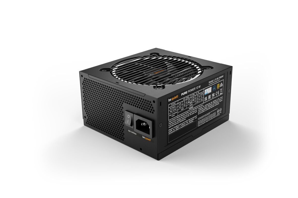 Pure Power 12 M 1000W 80+ hind ja info | Toiteplokid (PSU) | kaup24.ee